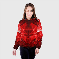 Куртка с капюшоном женская КРАСНАЯ БРОНЯ, цвет: 3D-черный — фото 2