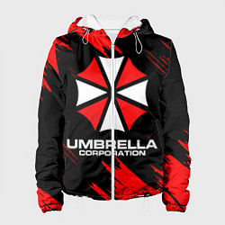 Куртка с капюшоном женская Umbrella Corporation, цвет: 3D-белый