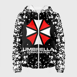Куртка с капюшоном женская Umbrella Corporation, цвет: 3D-белый