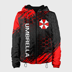 Куртка с капюшоном женская UMBRELLA CORP, цвет: 3D-черный