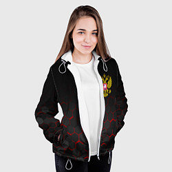 Куртка с капюшоном женская РОССИЯ, цвет: 3D-белый — фото 2