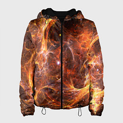 Куртка с капюшоном женская КОСМОС, цвет: 3D-черный