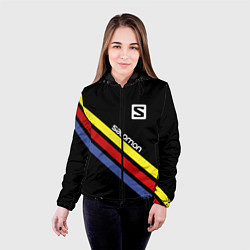 Куртка с капюшоном женская Salomon, цвет: 3D-черный — фото 2