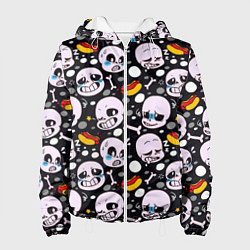 Куртка с капюшоном женская Undertale, цвет: 3D-белый