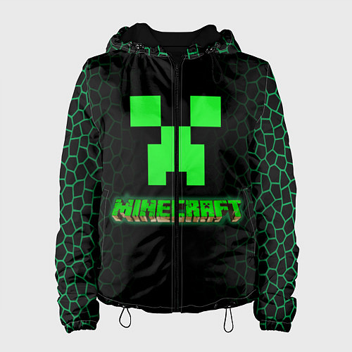 Женская куртка Minecraft / 3D-Черный – фото 1