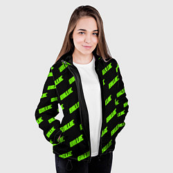 Куртка с капюшоном женская Billie Eilish, цвет: 3D-черный — фото 2