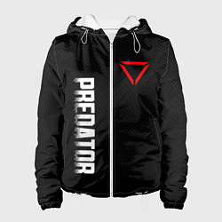 Куртка с капюшоном женская PREDATOR, цвет: 3D-белый