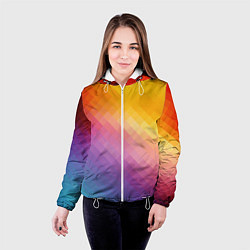 Куртка с капюшоном женская Пикси, цвет: 3D-белый — фото 2