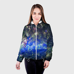 Куртка с капюшоном женская Магелланово Облако, цвет: 3D-белый — фото 2