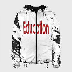 Куртка с капюшоном женская SEX EDUCATION, цвет: 3D-черный