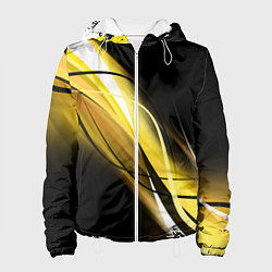 Куртка с капюшоном женская GEOMETRY STRIPES, цвет: 3D-белый