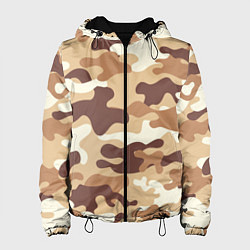 Куртка с капюшоном женская МИЛИТАРИ, цвет: 3D-черный