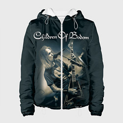 Куртка с капюшоном женская Children of Bodom 4, цвет: 3D-белый