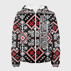 Куртка с капюшоном женская Лес мой храм, цвет: 3D-белый