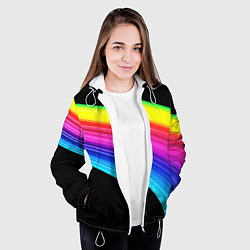 Куртка с капюшоном женская ABSTRACT TREND, цвет: 3D-белый — фото 2