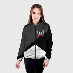 Куртка с капюшоном женская HONDA, цвет: 3D-черный — фото 2