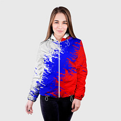 Куртка с капюшоном женская Россия, цвет: 3D-белый — фото 2