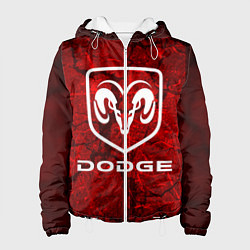 Куртка с капюшоном женская DODGE, цвет: 3D-белый