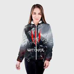 Куртка с капюшоном женская The Witcher, цвет: 3D-белый — фото 2