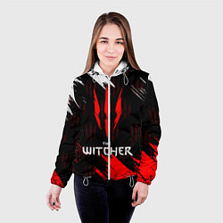 Куртка с капюшоном женская The Witcher, цвет: 3D-белый — фото 2