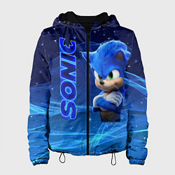 Куртка с капюшоном женская Соник, цвет: 3D-черный