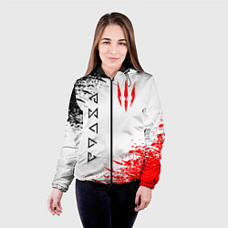 Куртка с капюшоном женская THE WITCHER, цвет: 3D-черный — фото 2
