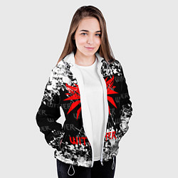 Куртка с капюшоном женская The Witcher, цвет: 3D-белый — фото 2