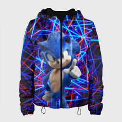 Куртка с капюшоном женская Sonic, цвет: 3D-черный
