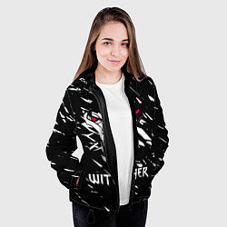 Куртка с капюшоном женская The Witcher, цвет: 3D-черный — фото 2