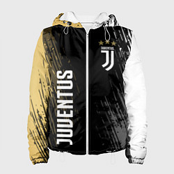 Куртка с капюшоном женская JUVENTUS, цвет: 3D-белый