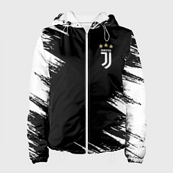 Куртка с капюшоном женская JUVENTUS, цвет: 3D-белый