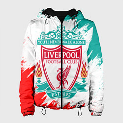 Куртка с капюшоном женская LIVERPOOL, цвет: 3D-черный