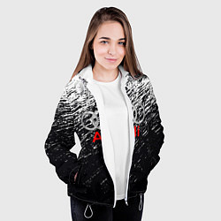 Куртка с капюшоном женская AUDI, цвет: 3D-белый — фото 2