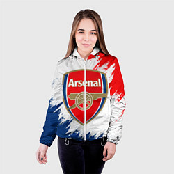 Куртка с капюшоном женская ARSENAL, цвет: 3D-белый — фото 2