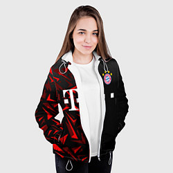 Куртка с капюшоном женская FC Bayern Munchen Форма, цвет: 3D-белый — фото 2