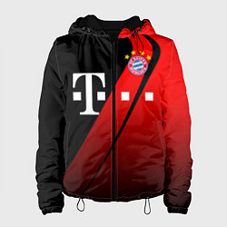 Куртка с капюшоном женская FC Bayern Munchen Форма, цвет: 3D-черный