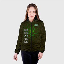 Куртка с капюшоном женская Land Rover, цвет: 3D-черный — фото 2