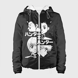 Куртка с капюшоном женская Hunter x Hunter, цвет: 3D-белый