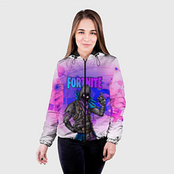 Куртка с капюшоном женская FORTNITE CROW, цвет: 3D-черный — фото 2
