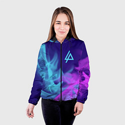 Куртка с капюшоном женская LINKIN PARK ЛИНКИН ПАРК, цвет: 3D-черный — фото 2