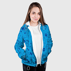 Куртка с капюшоном женская Наполи Блю, цвет: 3D-белый — фото 2