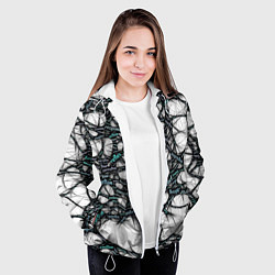 Куртка с капюшоном женская NEIROLINK, цвет: 3D-белый — фото 2