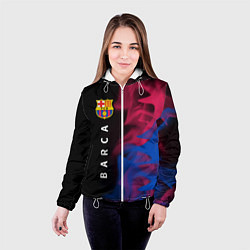 Куртка с капюшоном женская BARCELONA БАРСЕЛОНА, цвет: 3D-белый — фото 2