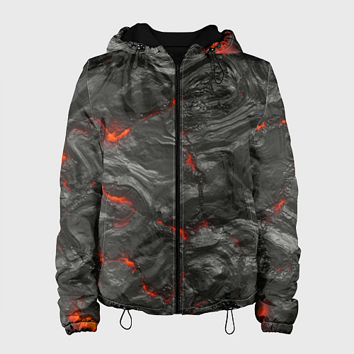 Женская куртка Застывшая лава / 3D-Черный – фото 1