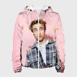 Куртка с капюшоном женская ROBERT PATTINSON, цвет: 3D-белый