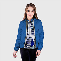 Куртка с капюшоном женская КУРТКА САНСА SANS, цвет: 3D-черный — фото 2