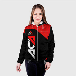 Куртка с капюшоном женская Iam Fighter Z, цвет: 3D-белый — фото 2