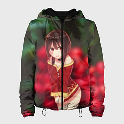 Куртка с капюшоном женская Мегумин, цвет: 3D-черный