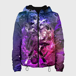 Куртка с капюшоном женская Дазай и Чуя, цвет: 3D-черный