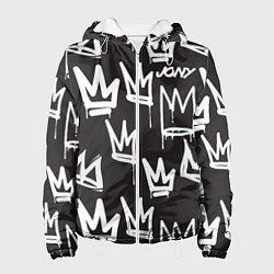 Куртка с капюшоном женская Jony, цвет: 3D-белый